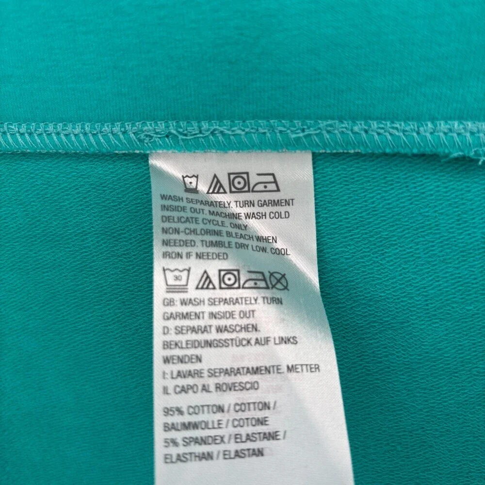 Belle Beach by Kim Gravel NEW French Terry Pull On Shorts Womens 5X Blue - Picture 9 of 10
